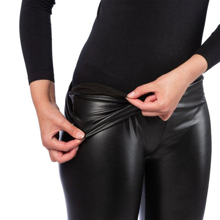 Legging zwart mat, met thermisch effect van Orlob koop je bij Partywinkel