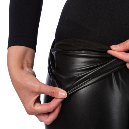 Legging zwart mat, met thermisch effect van Orlob koop je bij Partywinkel