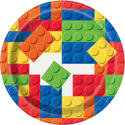 Lego Borden 18cm van Unique koop je bij Partywinkel