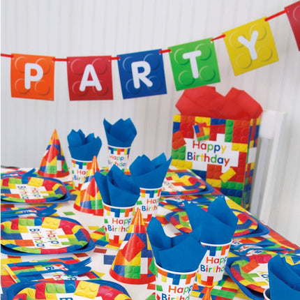 Lego Letterslinger Party Time 1,83m van Unique koop je bij Partywinkel