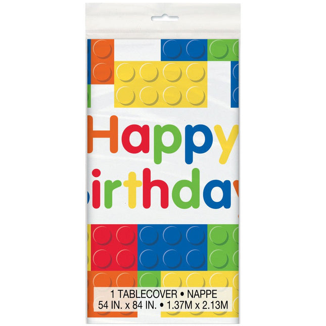 Lego Tafelkleed 2,13m van Unique koop je bij Partywinkel