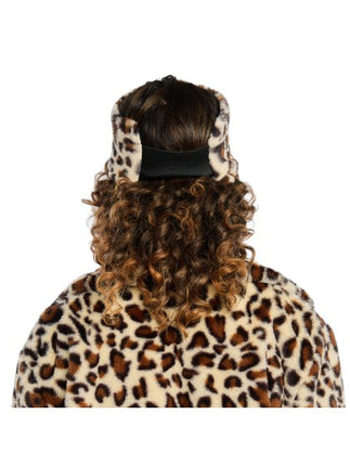 Leopard-Print Headband, One Size