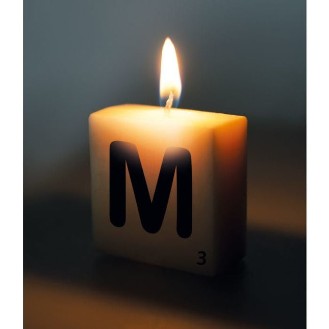 Letter Kaarsje M 4cm van Paper Dreams koop je bij Partywinkel