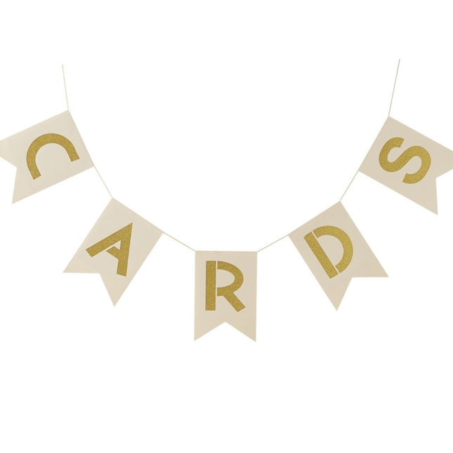 Letterslinger Cards 2m van Ginger Ray koop je bij Partywinkel