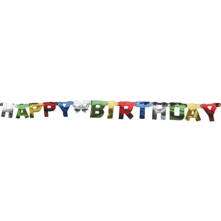 Letterslinger Happy Birthday van Folat koop je bij Partywinkel