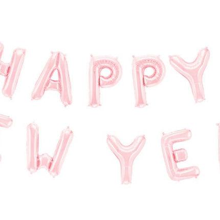 Letterslinger Happy New Year Rose Goud van WeFiesta koop je bij Partywinkel