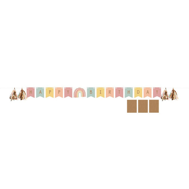 Letterslinger Welcome Baby 2,4m van Creative Converting koop je bij Partywinkel