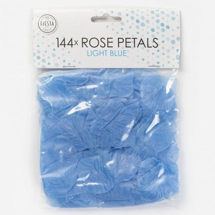 Licht Blauwe Rozenblaadjes 144st van WeFiesta koop je bij Partywinkel
