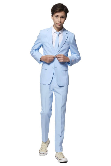 Lichtblauw Pak Jongen Tiener OppoSuits van OppoSuits koop je bij Partywinkel
