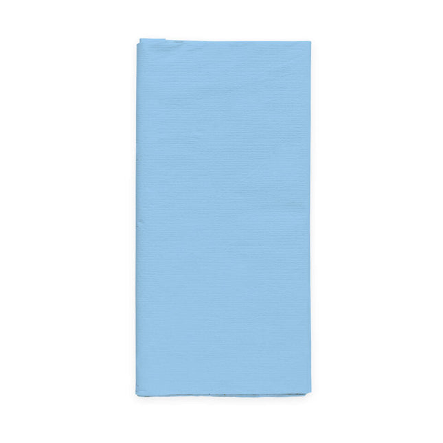 Lichtblauw Tafelkleed Papier 1,8m van WeFiesta koop je bij Partywinkel