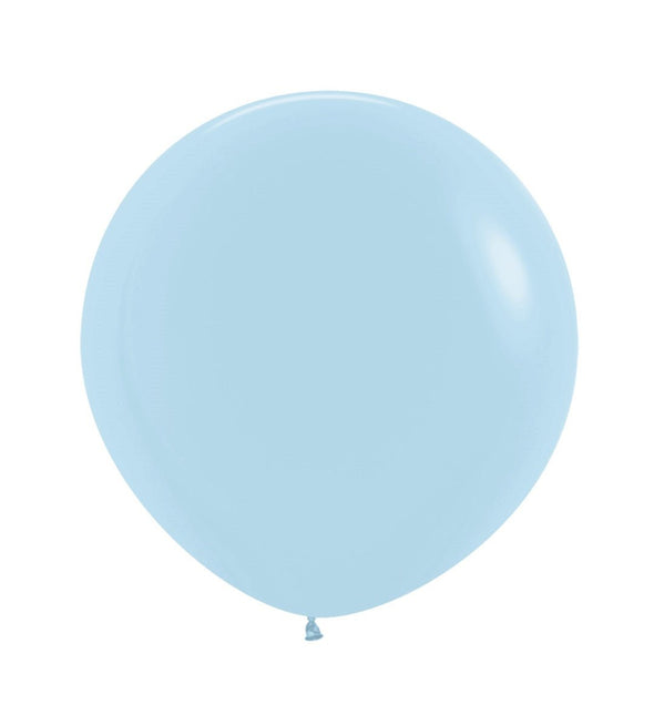 Lichtblauwe Ballonnen 61cm 3st van Sempertex koop je bij Partywinkel