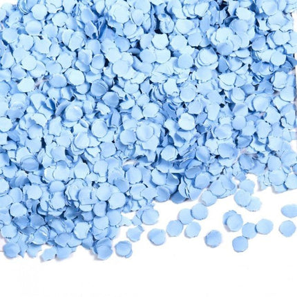 Lichtblauwe Confetti 100gr van WeFiesta koop je bij Partywinkel