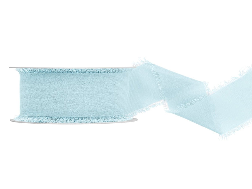 Lichtblauwe Lint 10m van Partydeco koop je bij Partywinkel