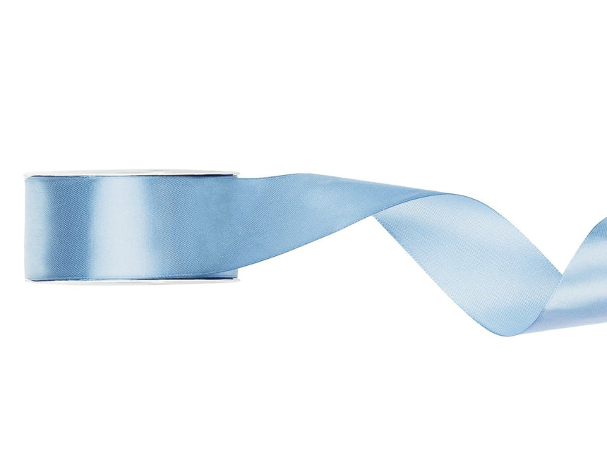 Lichtblauwe Lint 38Mm 25m van Partydeco koop je bij Partywinkel