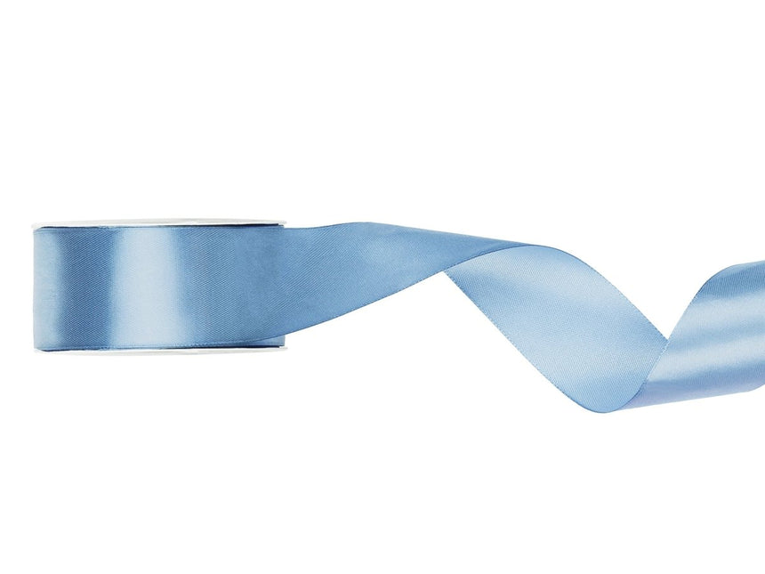 Lichtblauwe Lint 5Mm Satijn 25m van Partydeco koop je bij Partywinkel