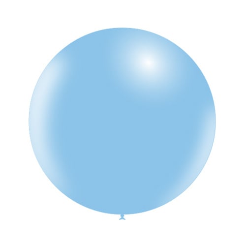 Lichtblauwe Reuze Ballon 60cm van Balloonia koop je bij Partywinkel