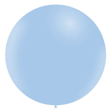 Lichtblauwe Reuze Ballon Pastel XL 91cm van Balloonia koop je bij Partywinkel