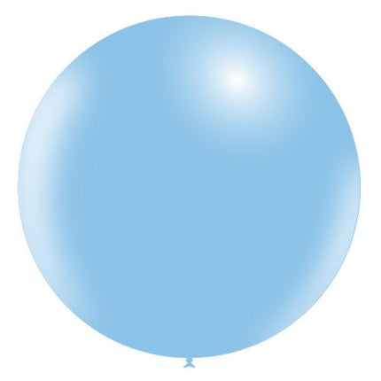 Lichtblauwe Reuze Ballon XL 91cm van Balloonia koop je bij Partywinkel