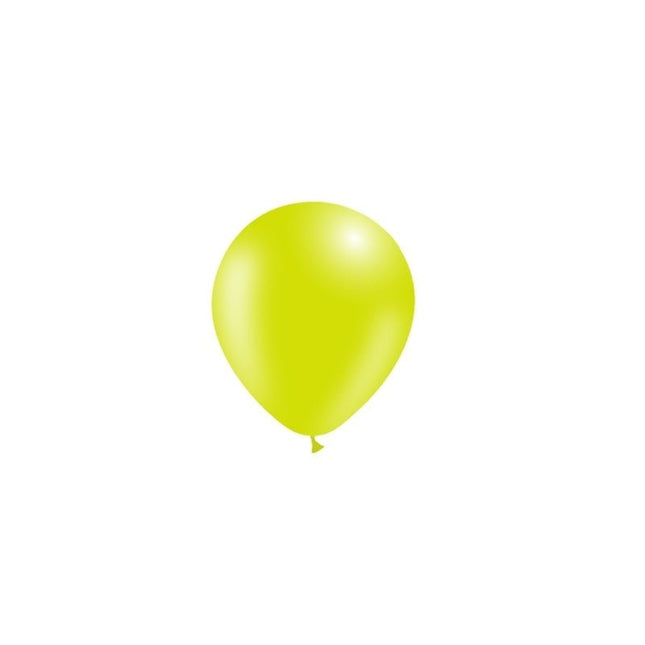 Lichtgroene Ballonnen 14cm 100st van Balloonia koop je bij Partywinkel