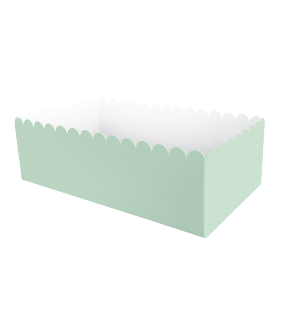 Lichtgroene Snackbakje 12,5cm 8st van Paper Dreams koop je bij Partywinkel