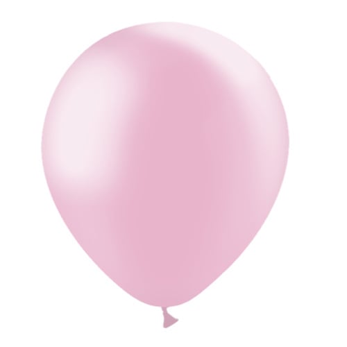 Lichtroze Ballonnen Metallic 30cm 10st van Balloonia koop je bij Partywinkel