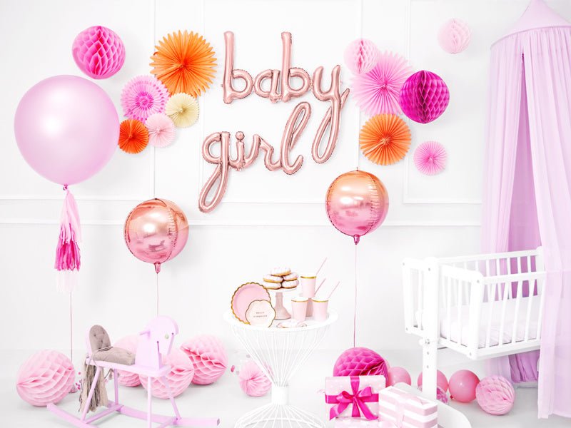 Lichtroze Bordjes Karton Goud 18cm 6st van Partydeco koop je bij Partywinkel