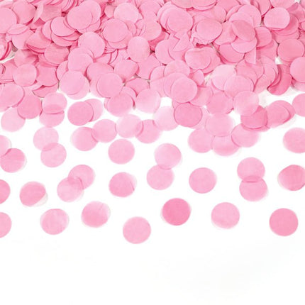 Lichtroze Confetti Kanon 40cm van Riethmueller koop je bij Partywinkel