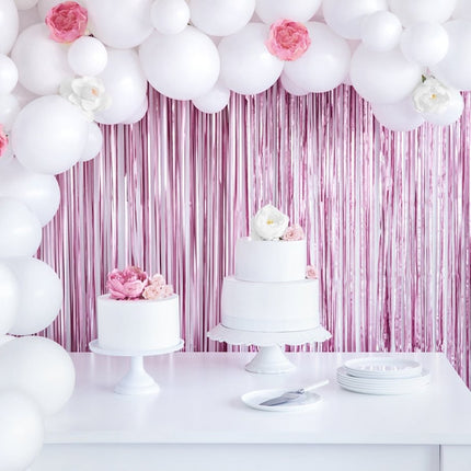 Lichtroze Deurgordijn 2,5m van Partydeco koop je bij Partywinkel