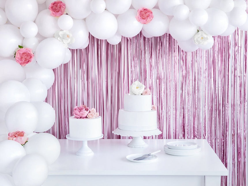 Lichtroze Deurgordijn 2,5m van Partydeco koop je bij Partywinkel