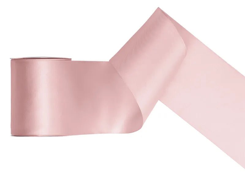 Lichtroze Lint Satijn 25m van Partydeco koop je bij Partywinkel