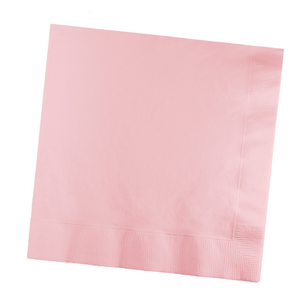 Lichtroze Servetten 3 - Laags 41cm 25st van Creative Converting koop je bij Partywinkel
