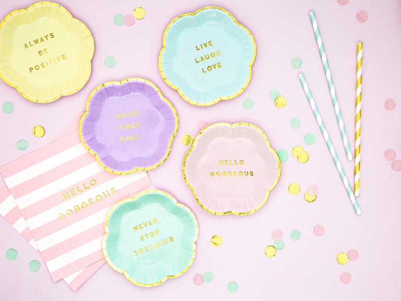 Lichtroze Servetten Hello Gorgeous 33cm 20st van Partydeco koop je bij Partywinkel