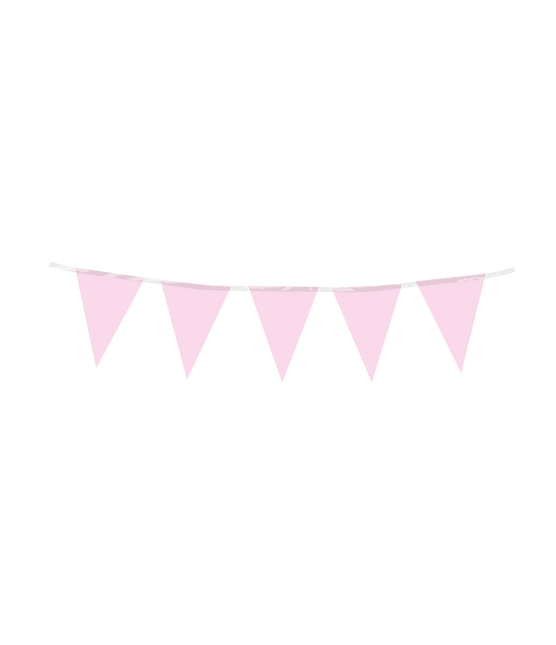 Lichtroze Slinger Mini 3m van Paper Dreams koop je bij Partywinkel