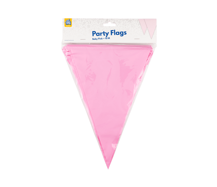 Lichtroze Slinger Plastic 10m van Paper Dreams koop je bij Partywinkel