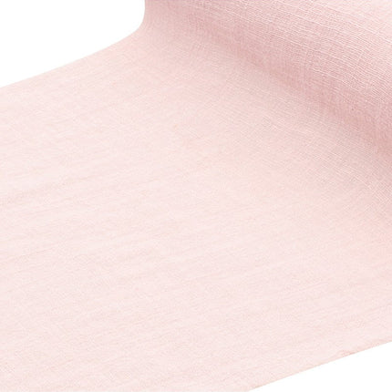 Lichtroze Tafelkleed Katoen 2,4m van CHAKS koop je bij Partywinkel