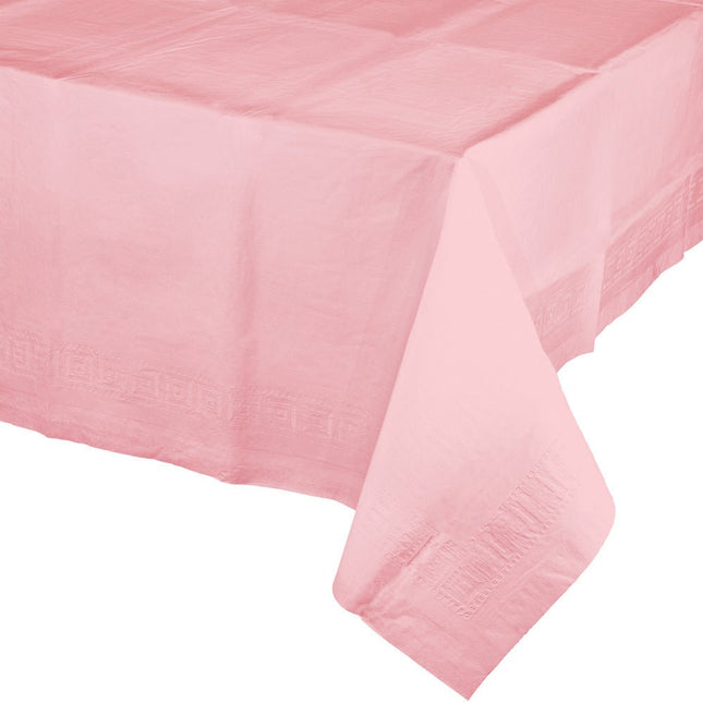 Lichtroze Tafelkleed Plastic 2,74m van Creative Converting koop je bij Partywinkel