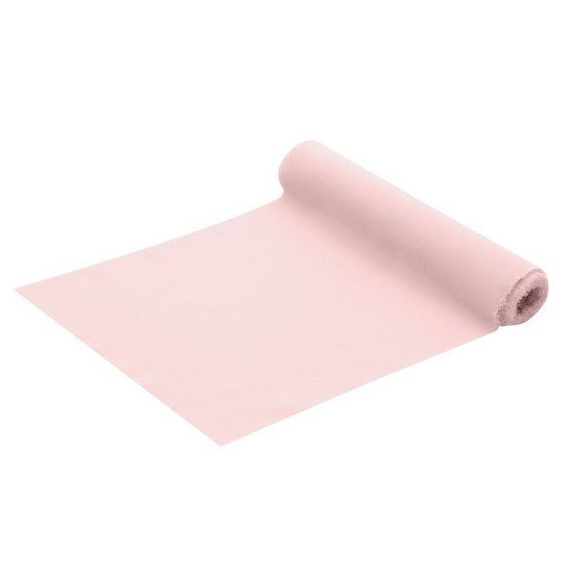 Lichtroze Tafelloper Pastel 5m van CHAKS koop je bij Partywinkel