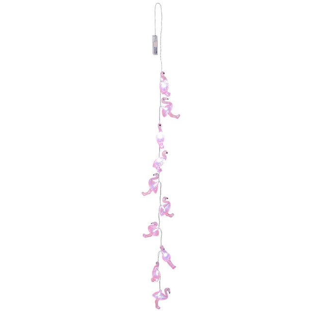 Lichtslinger LED Flamingo 1,4m van Boland koop je bij Partywinkel