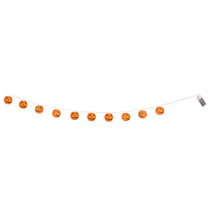 Lichtslinger LED Halloween Pompoenen 1,85m van Boland koop je bij Partywinkel