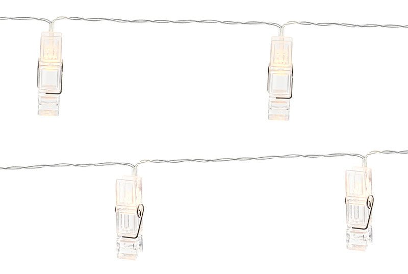 Lichtslinger LED Knijpers 1,4m van Partydeco koop je bij Partywinkel
