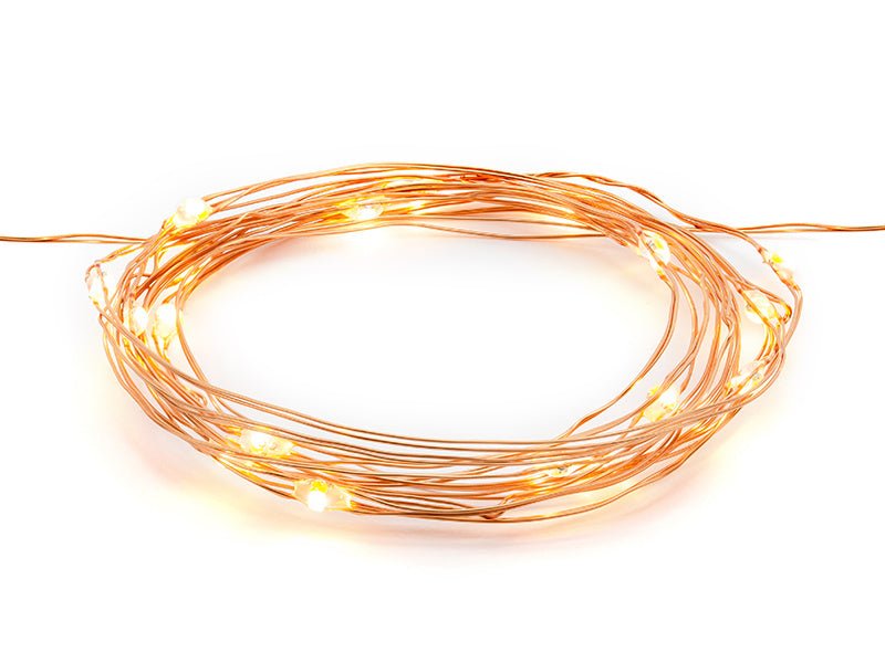 Lichtslinger LED Koper 1,9m van Partydeco koop je bij Partywinkel