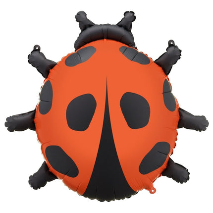 Lieveheersbeestje Helium Ballon Leeg 85cm van Partydeco koop je bij Partywinkel