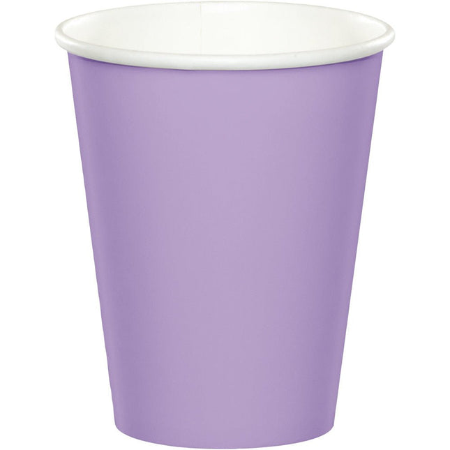 Lila Bekers 256ml 24st van Creative Converting koop je bij Partywinkel