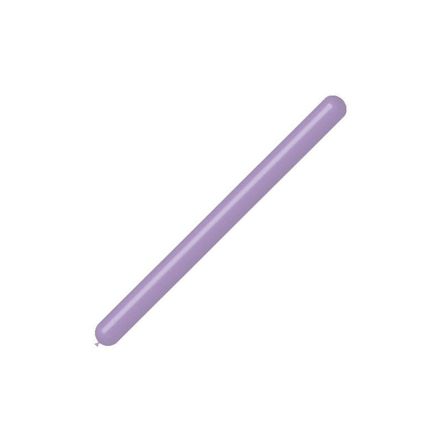 Lila Modelleerballonnen 7,5cm 150cm 100st van Balloonia koop je bij Partywinkel