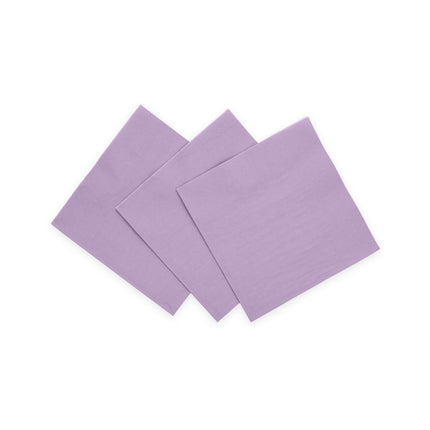 Lila Servetten 3 Laags 24cm 20st van WeFiesta koop je bij Partywinkel