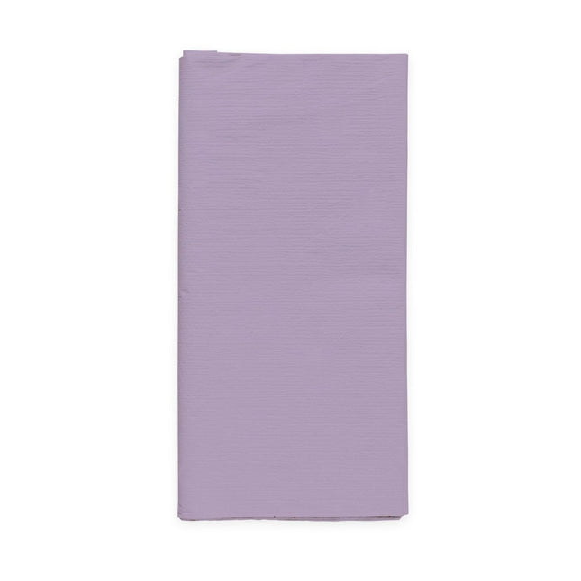 Lila Tafelkleed Papier 1,8m van WeFiesta koop je bij Partywinkel