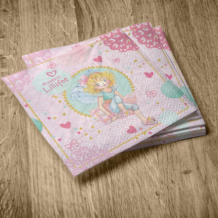 Princess Lillifee Napkins, 33 cm, 20-pack