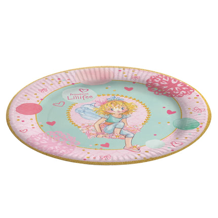 Princess Lillifee Plates, 23 cm, 8-Pack