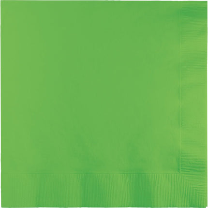 Lime Groene Servetten 3 - Laags 41cm 25st van Creative Converting koop je bij Partywinkel