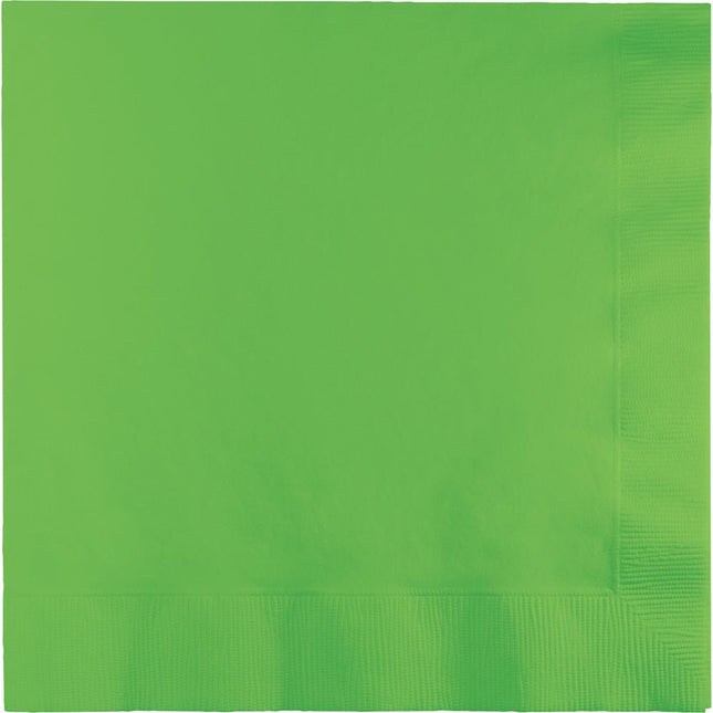 Lime Groene Servetten 3 - Laags 41cm 25st van Creative Converting koop je bij Partywinkel